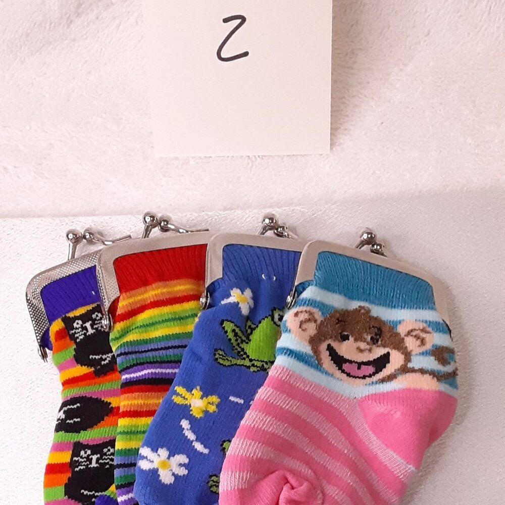 NEW kids' sock change purses